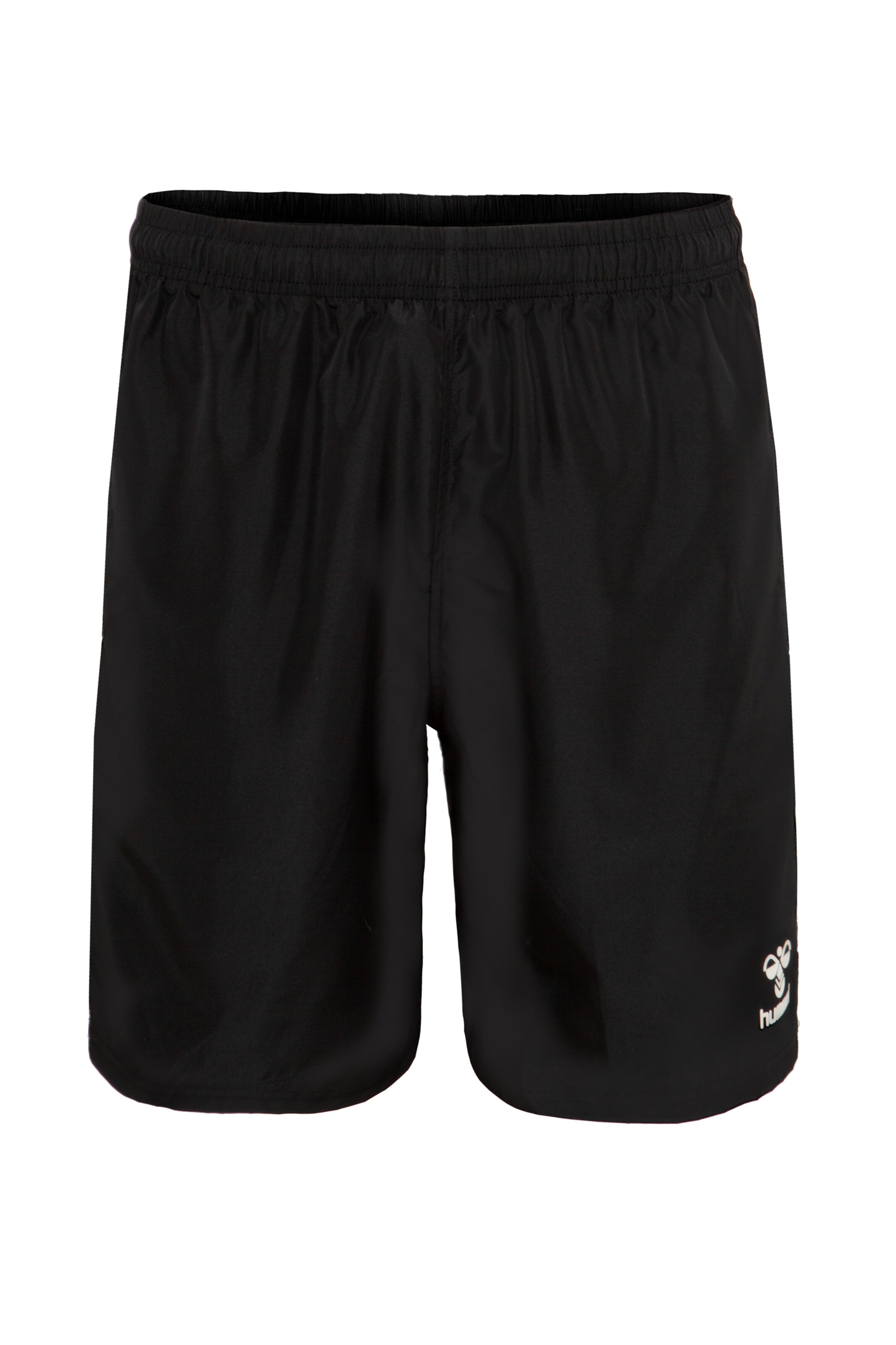 Hummel Regular Workout Pants in Black: front