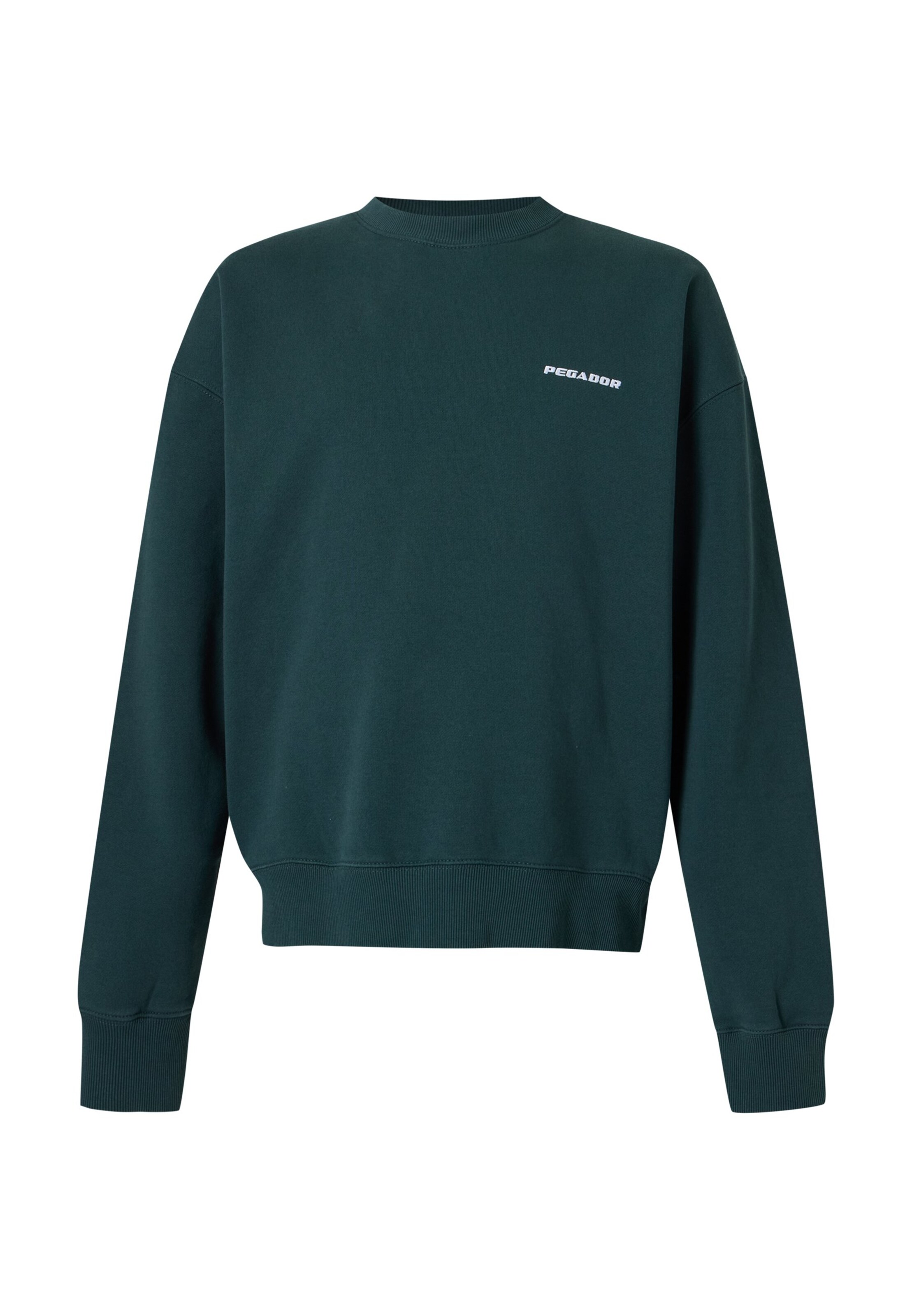 Sweat-shirt Pegador en vert : devant