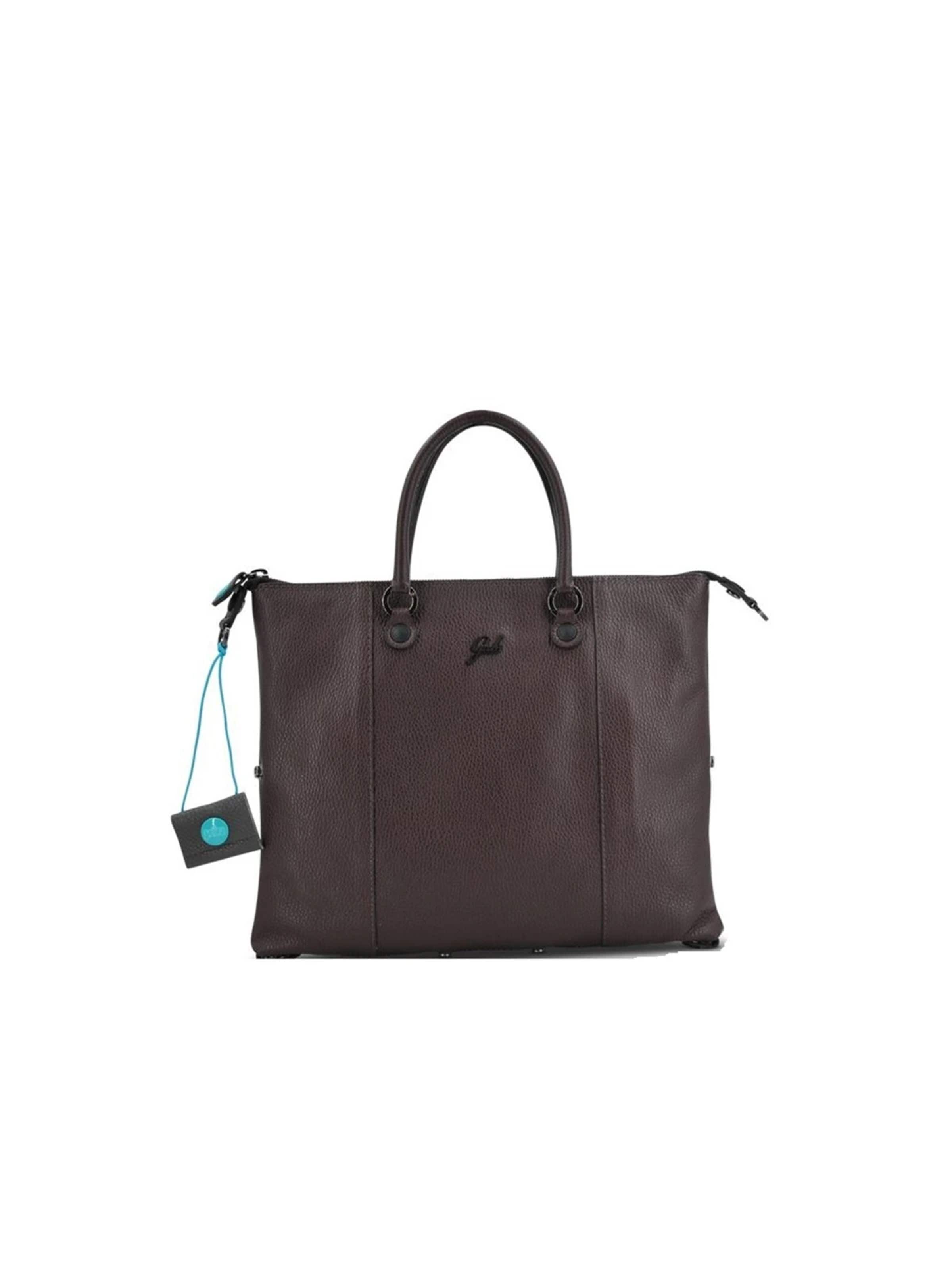 Borsa a spalla 'G3 plus bull black M' di Gabs in marrone: frontale