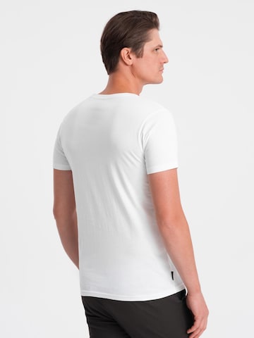 Ombre Shirt in Wit