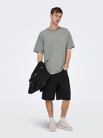 Only & Sons T-Shirt 'ONSKian' in Grau