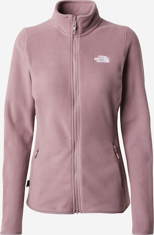 Giacca di pile funzionale '100 Glacier' di THE NORTH FACE in grigio: frontale