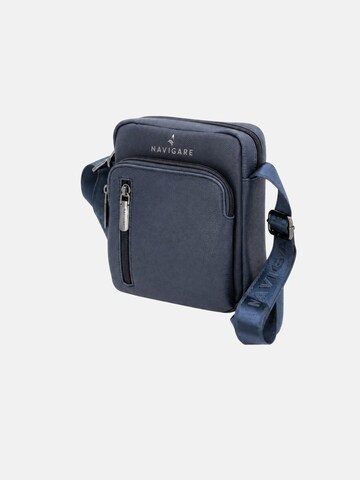 Borsa a tracolla 'Borsa a Tracolla Uomo Navigare - Poliestere Chiusura Zip' di Navigare in blu