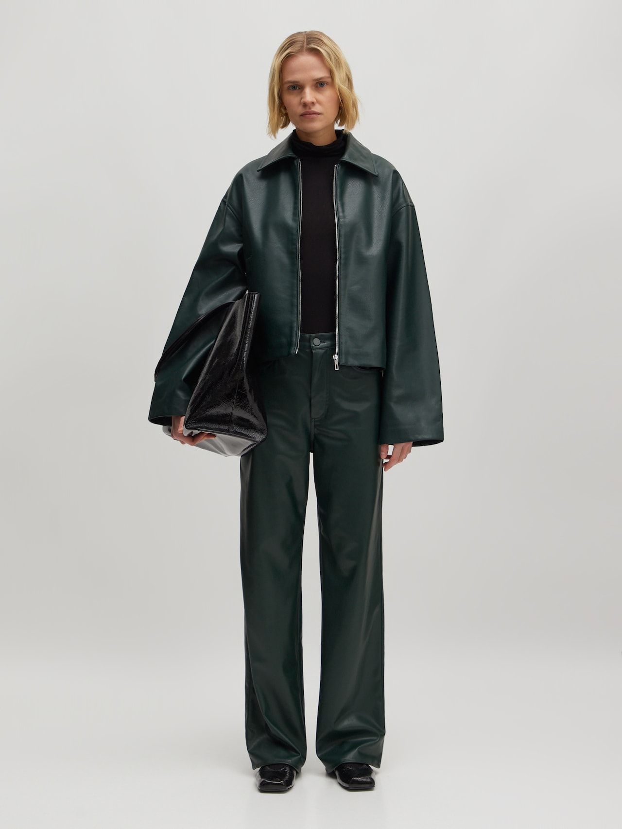 EDITED Producten Broek 'Celina' Groen