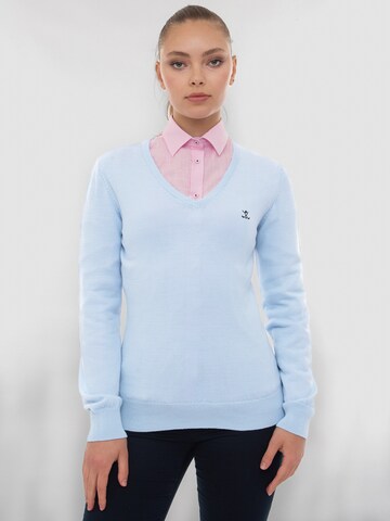 Pullover 'Verty' di Sir Raymond Tailor in blu: frontale
