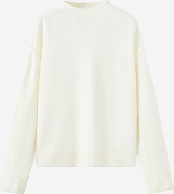 MANGO Trui 'DESTROY' in Beige: voorkant