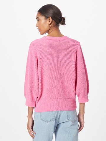 modström Gebreid vest 'Ruth' in Roze