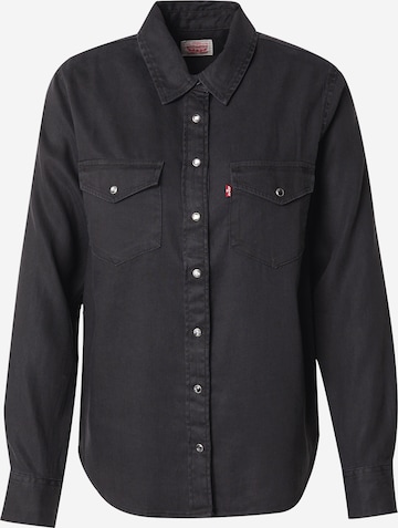Camicia da donna 'Iconic Lightweight Western Shirt' di LEVI'S ® in nero: frontale