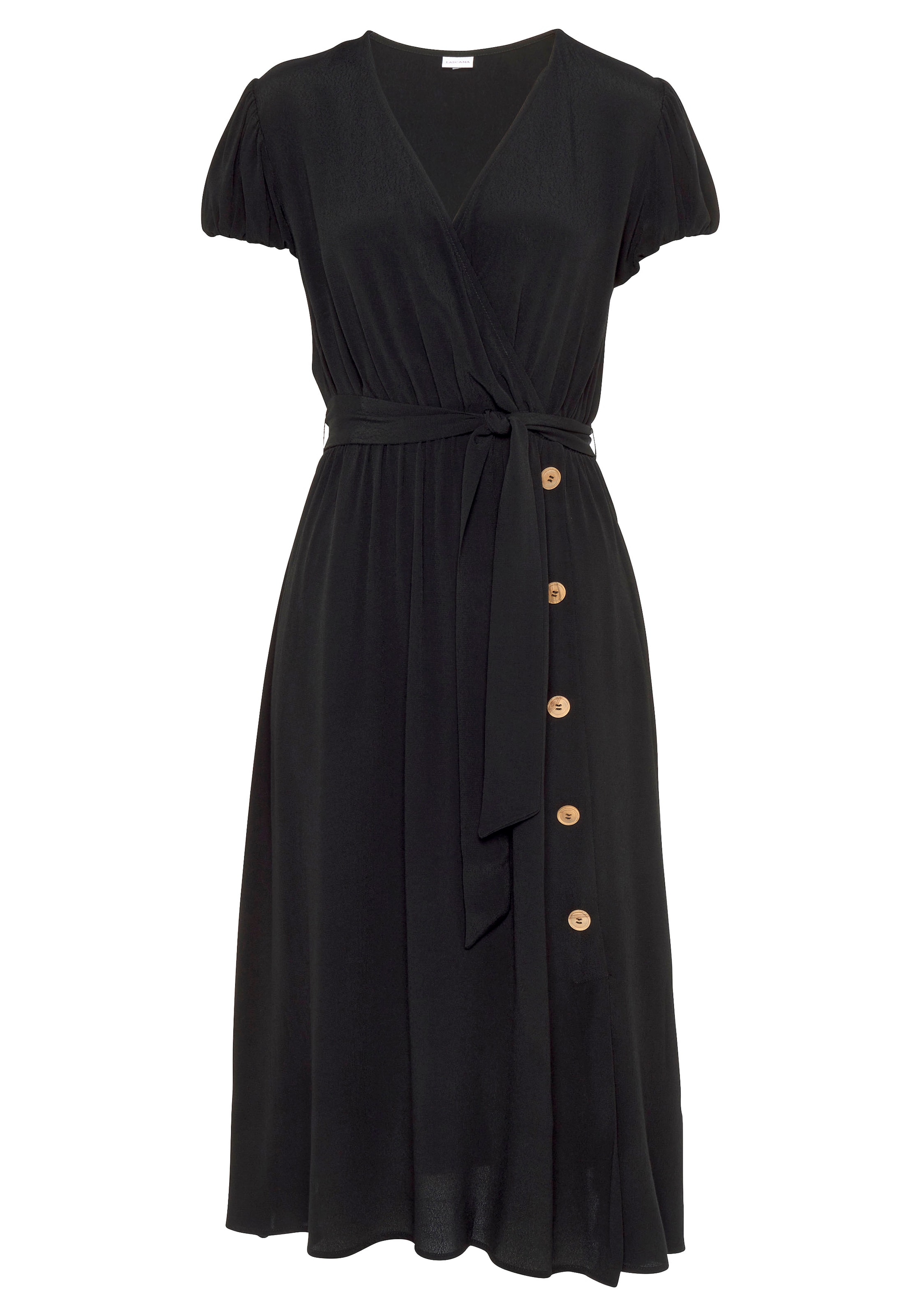 VIVANCE Φόρεμα παραλίας σε μαύρο: μπροστά