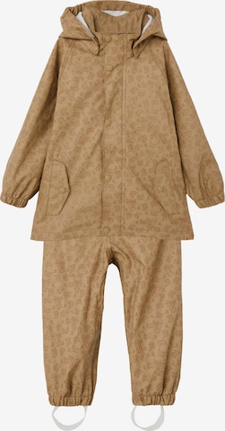 Lil ' Atelier Kids Regular Athletic suit 'LADRY' in Brown: front