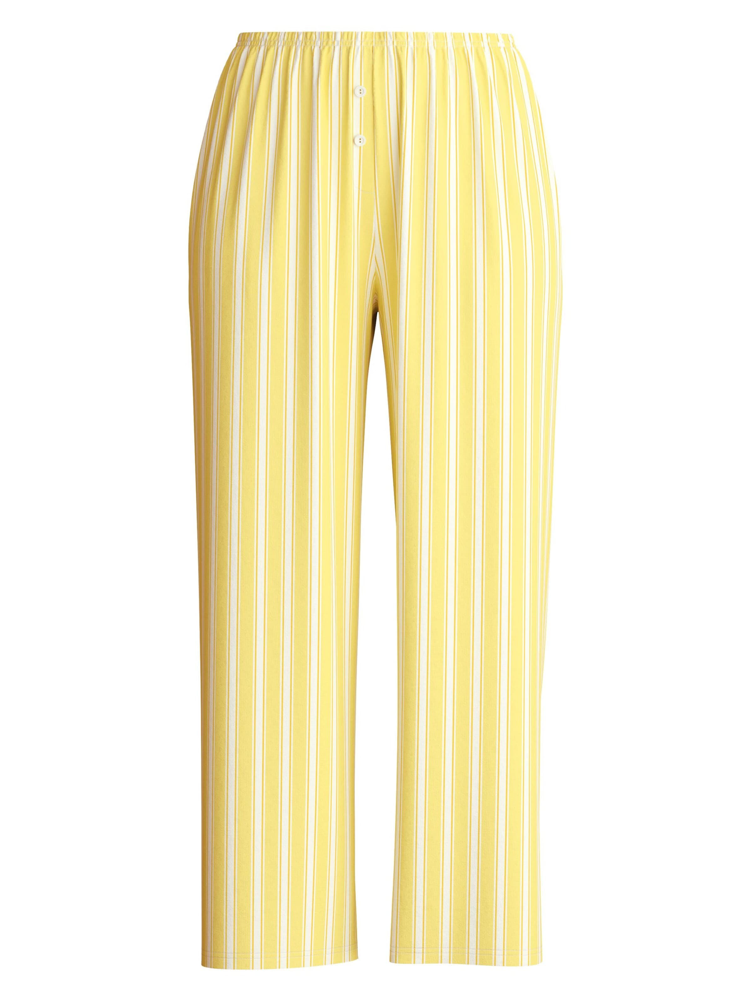 CALIDA Pyjamahose 'Favourites Ocean'‌‌‌‌‌‌‌‌‌‌ in Gelb: Vorderseite