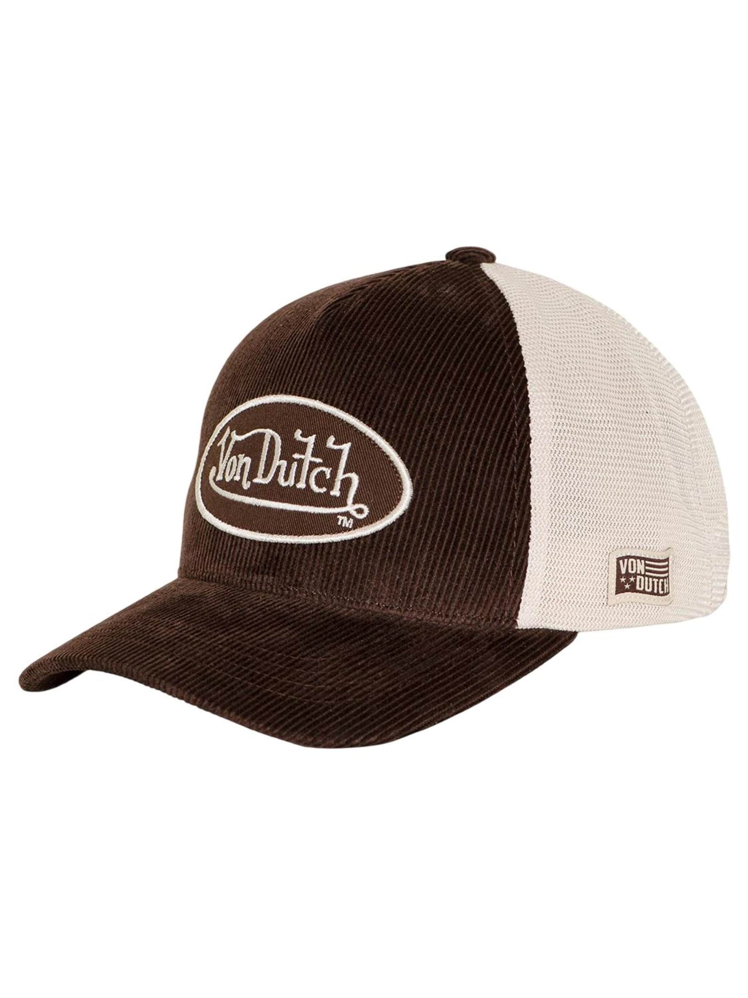 Von Dutch Kšiltovka – hnědá: přední strana