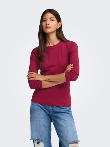 ONLY Shirt 'ONLRiley' in Red: front
