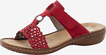 RIEKER Pantolette in Red: front