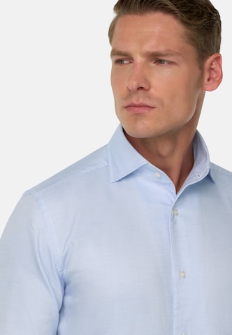 Boggi Milano Regular fit Button Up Shirt in Blue