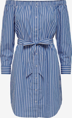 Robe-chemise 'Eileen' ONLY en bleu : devant