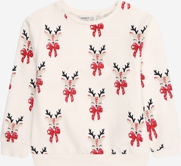 balta NAME IT Megztinis 'NMFROMIA': priekis