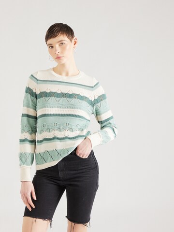 ONLY Sweater 'VANESSA' in Green: front