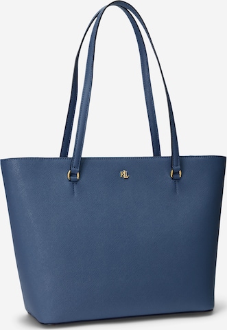 Lauren Ralph Lauren Nakupovalna torba 'KARLY' | modra barva