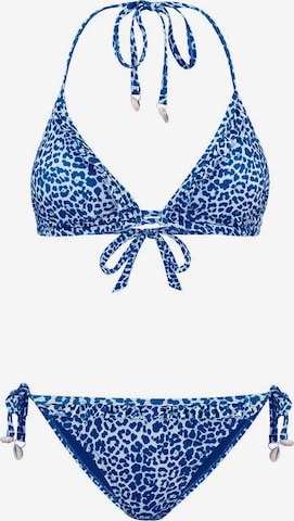 Shiwi Triangel Bikini 'LIZ' i blå: forside