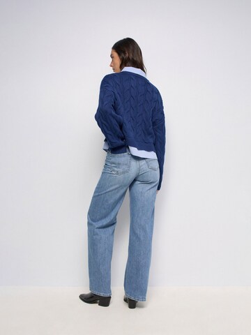 Salsa Jeans Pullover in Blau