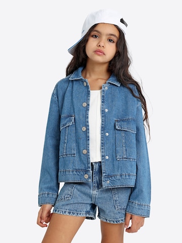 Solang Jacke in Blau: Vorderseite