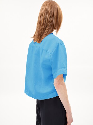 ARMEDANGELS Bluse 'LEAANNE LINO' in Blau