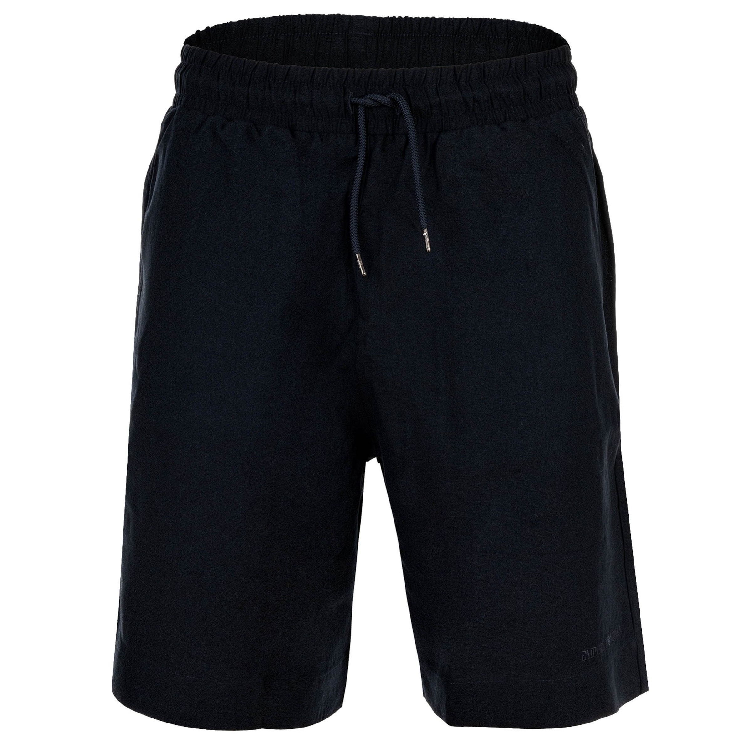 Emporio Armani Normalny krój Spodnie w kolorze niebieski: przód