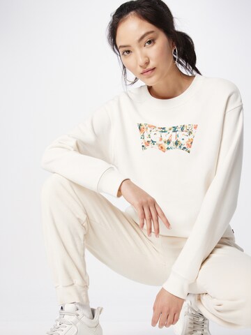 LEVI'S ® Dressipluus 'Graphic Standard Crewneck Sweatshirt', värv beež