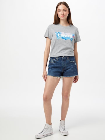 LEVI'S ® - Camisa 'Graphic Jordie Tee' em cinzento