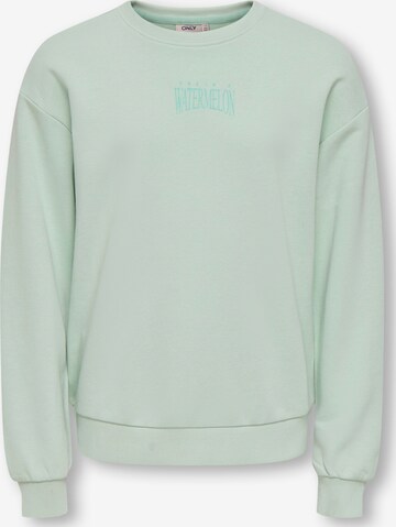 ONLY Sweatshirt in Green: front