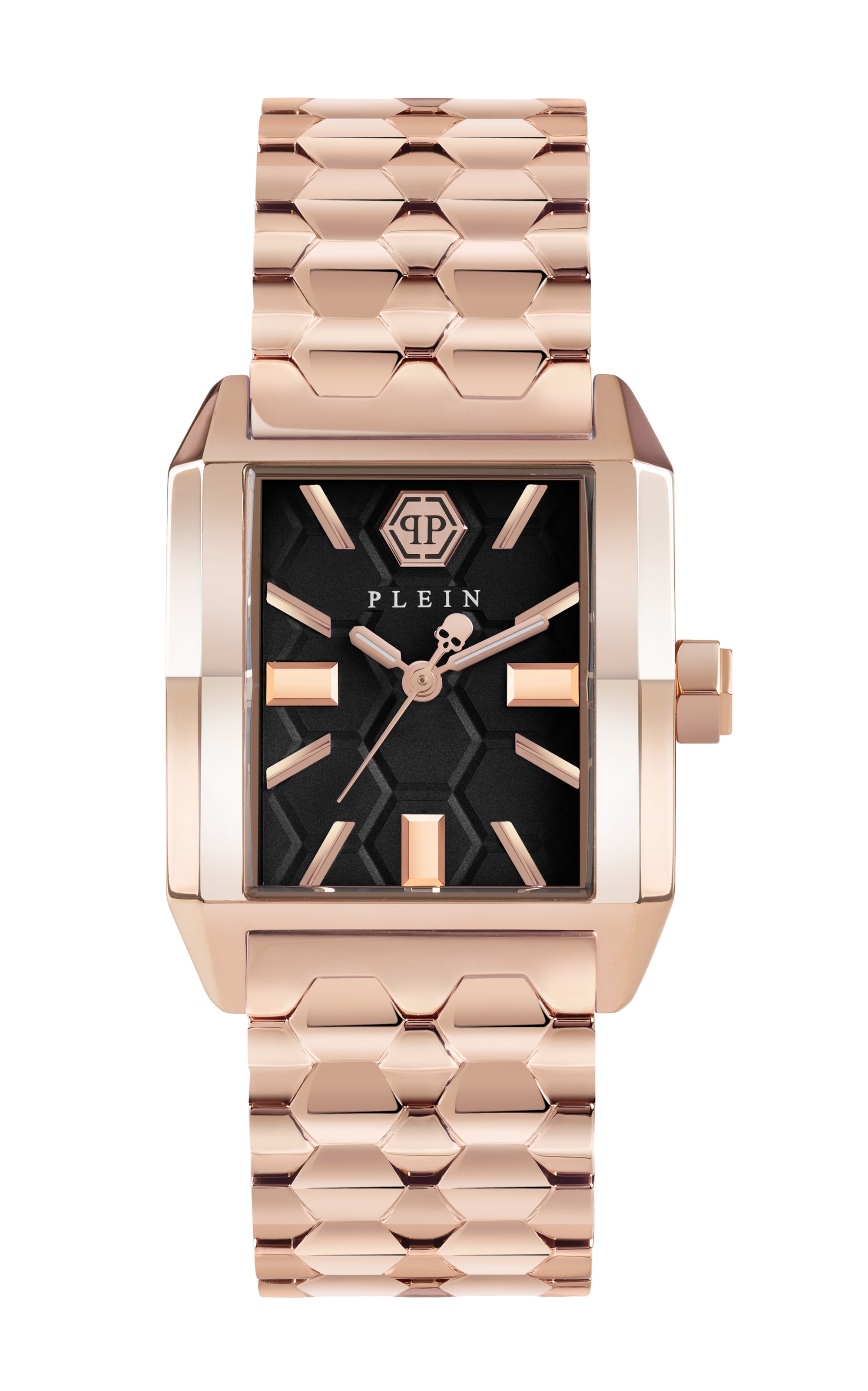 Montre à affichage analogique 'Offshore' Philipp Plein Watches en or : devant