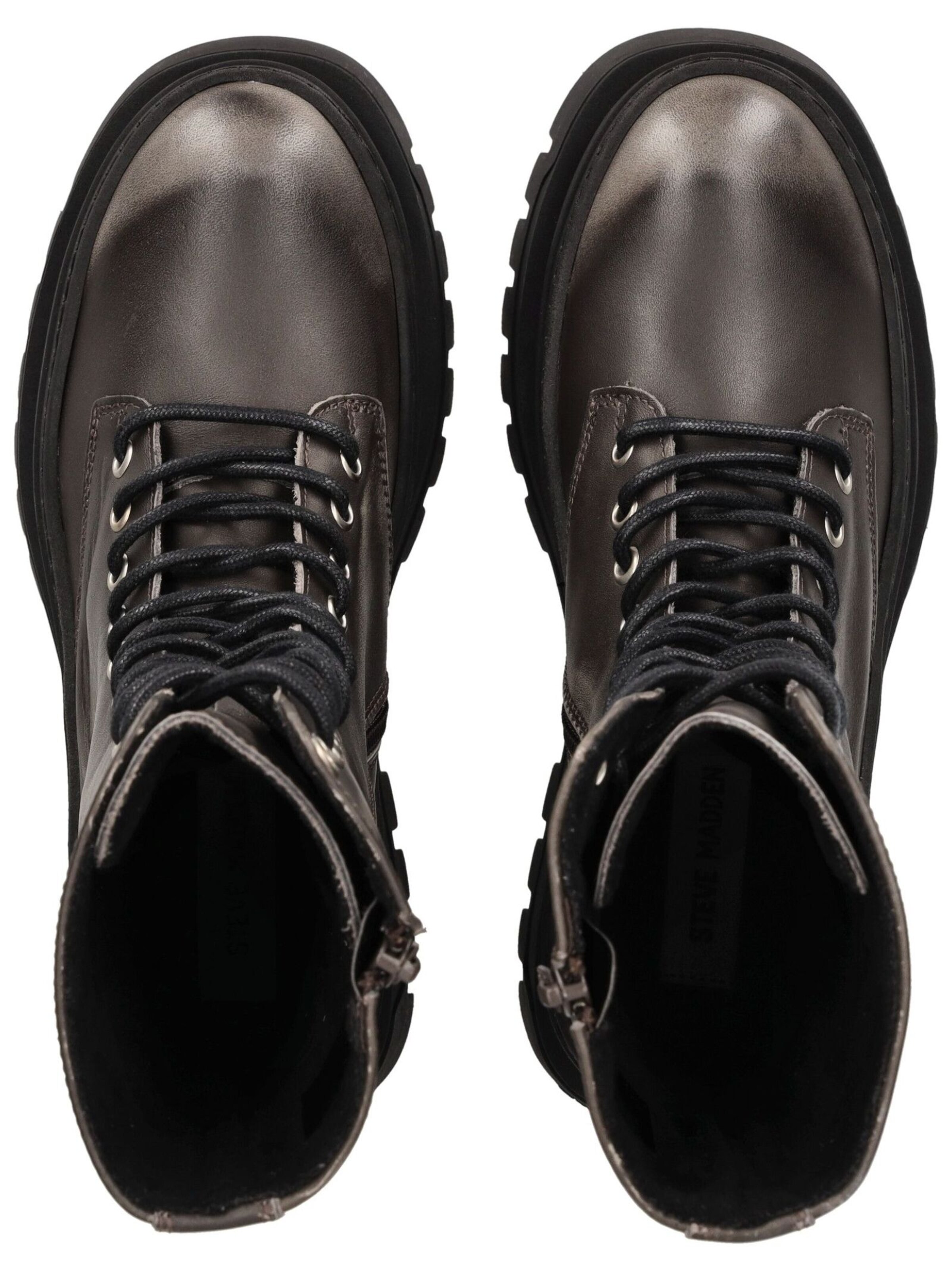 STEVE MADDEN Lace-up bootie in Grey