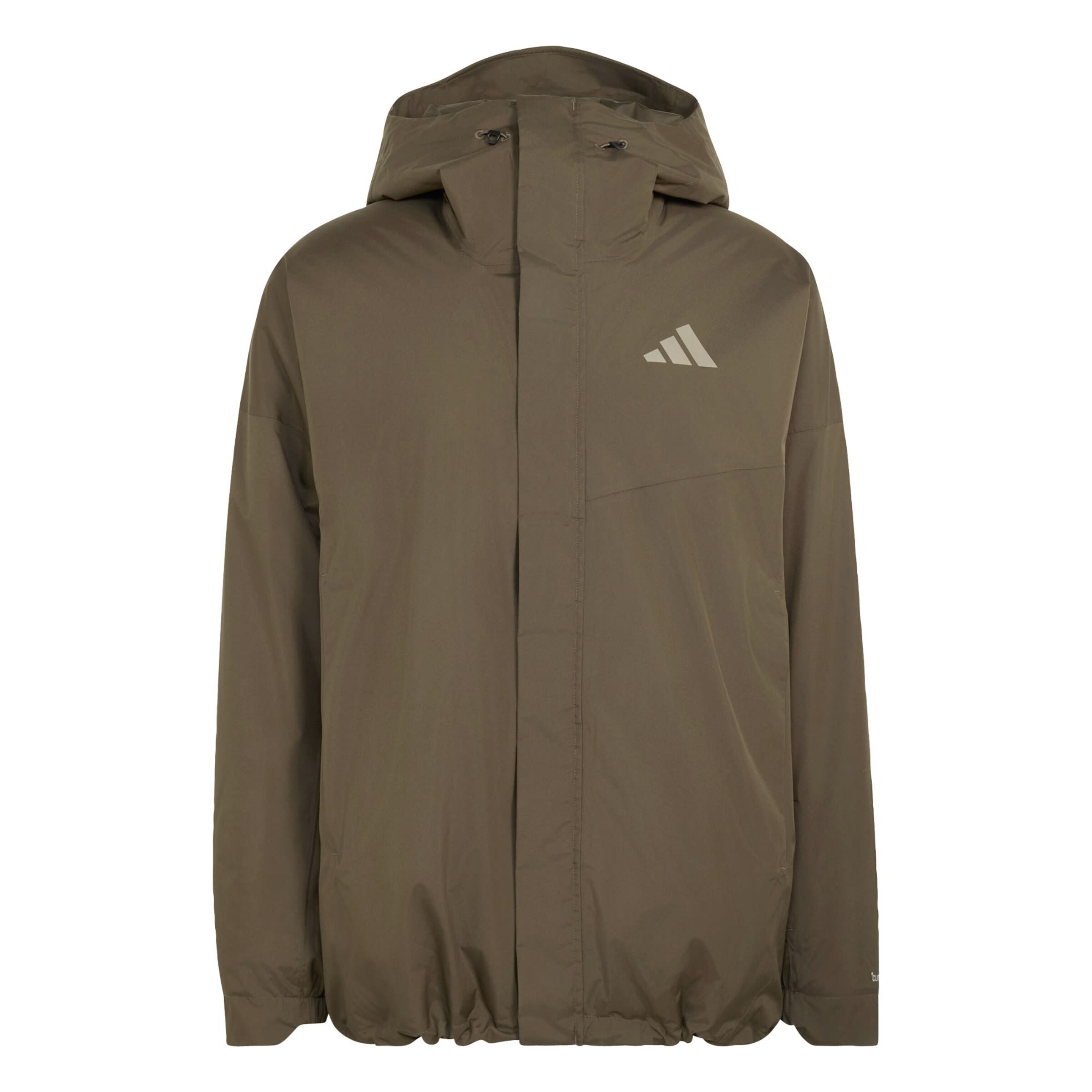 ADIDAS TERREX Outdoorová bunda – zelená: přední strana