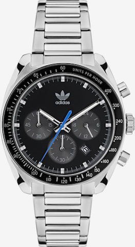 ADIDAS ORIGINALS Analog Watch in Silver: front