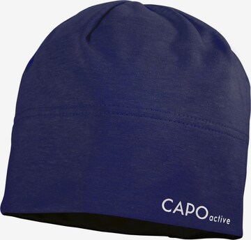 CAPO Beanie in Blue: front