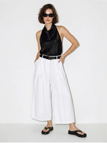Wide leg Pantaloni di Bianco Lucci in bianco