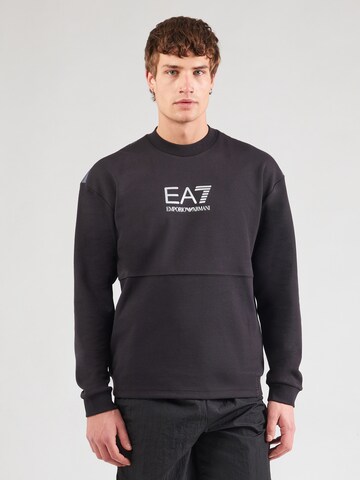 EA7 Emporio Armani Sportsweatshirt i sort: forside