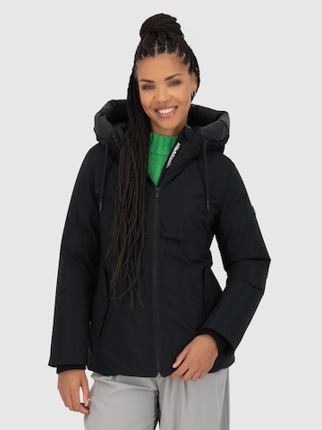 Alife and Kickin Winter Jacket 'Cicely' in Black: front
