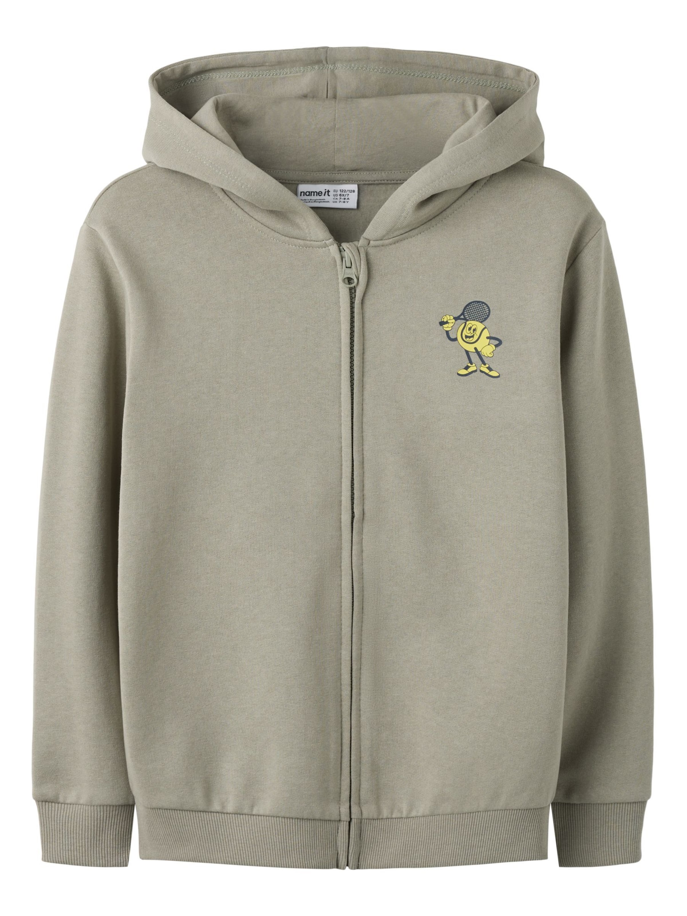 NAME IT Sweatjakke i grøn: forside