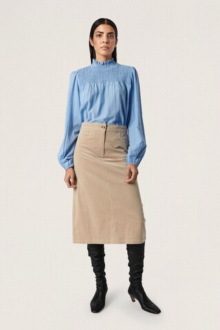 SOAKED IN LUXURY Blouse 'Amanza' in Blauw