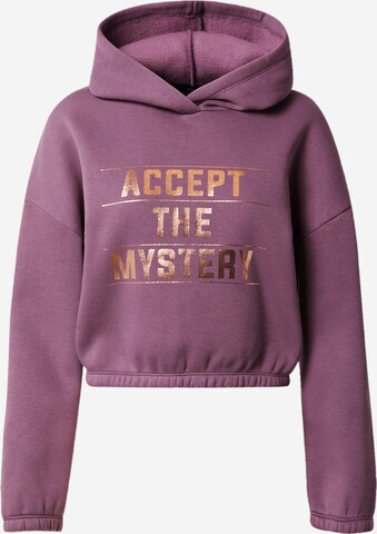 Sweat-shirt 'Cheyenne' ABOUT YOU en violet : devant