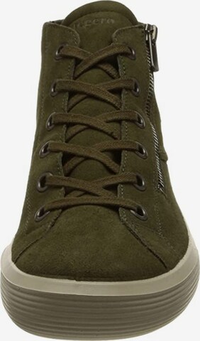 SUPERFIT Lace-Up Ankle Boots in Green