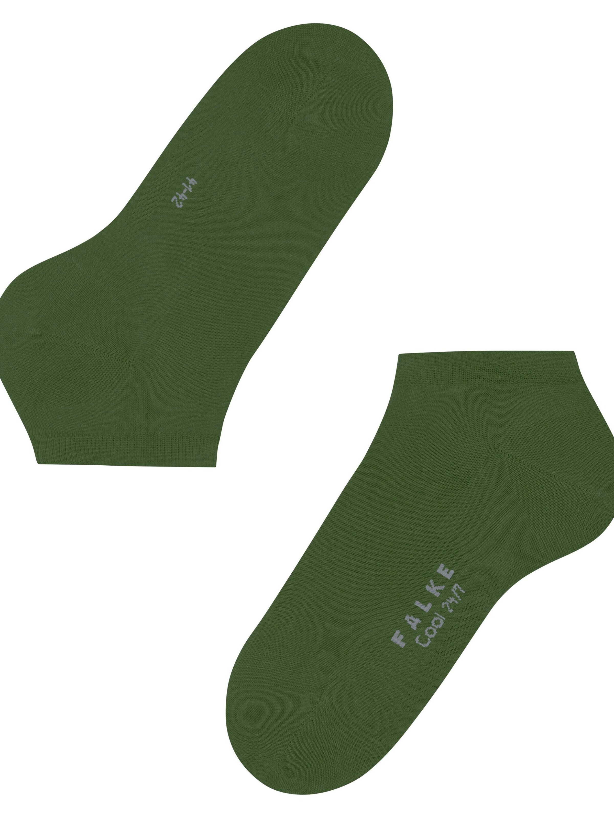 FALKE Socks 'Cool 24/7' in Green: front