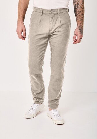 REDPOINT Slimfit Chinohose in Beige: Vorderseite