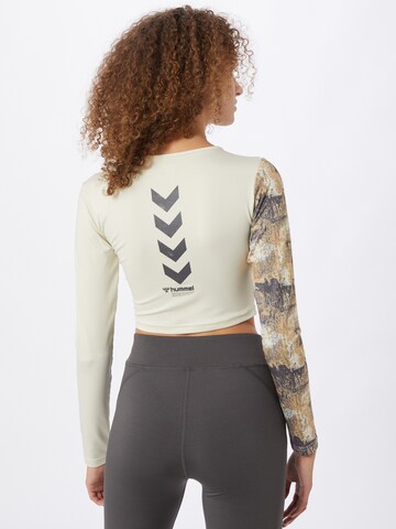 T-shirt fonctionnel 'Lotus' Hummel en beige