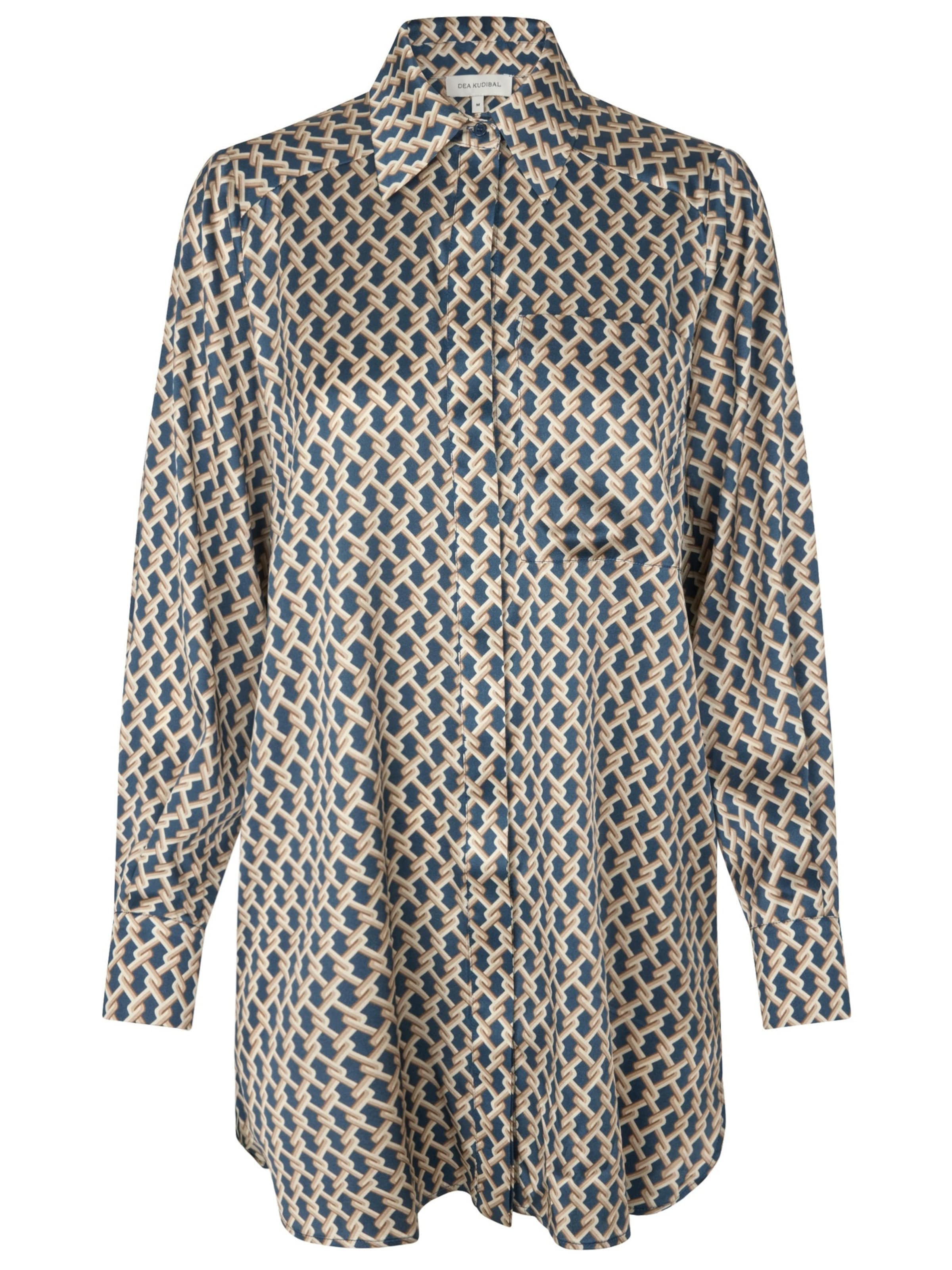 Dea Kudibal Shirt ' SerafinaDEA ' in Bruin: voorkant
