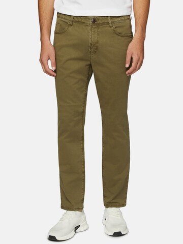 Boggi Milano Regular Jeans in Green: front