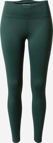 Röhnisch Skinny Sportovní kalhoty – zelená: přední strana