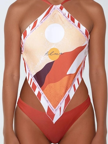 Flavia Valentini Bikini 'Trikini - Alma Earth' in Rood